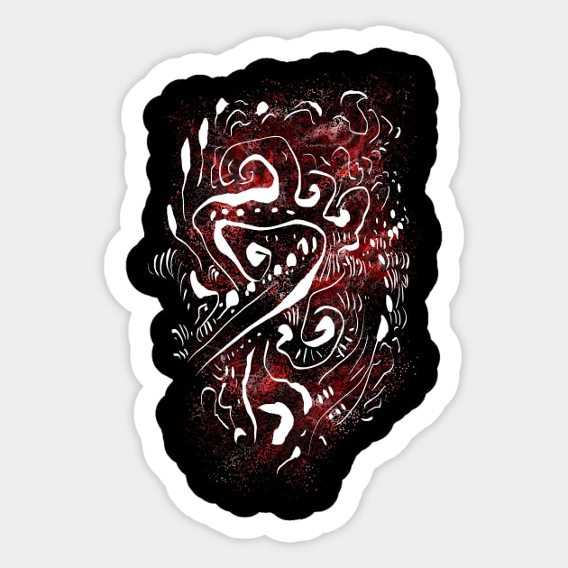 Maori new zealand Spiritual  Ethno Design Sticker by Nikokosmos